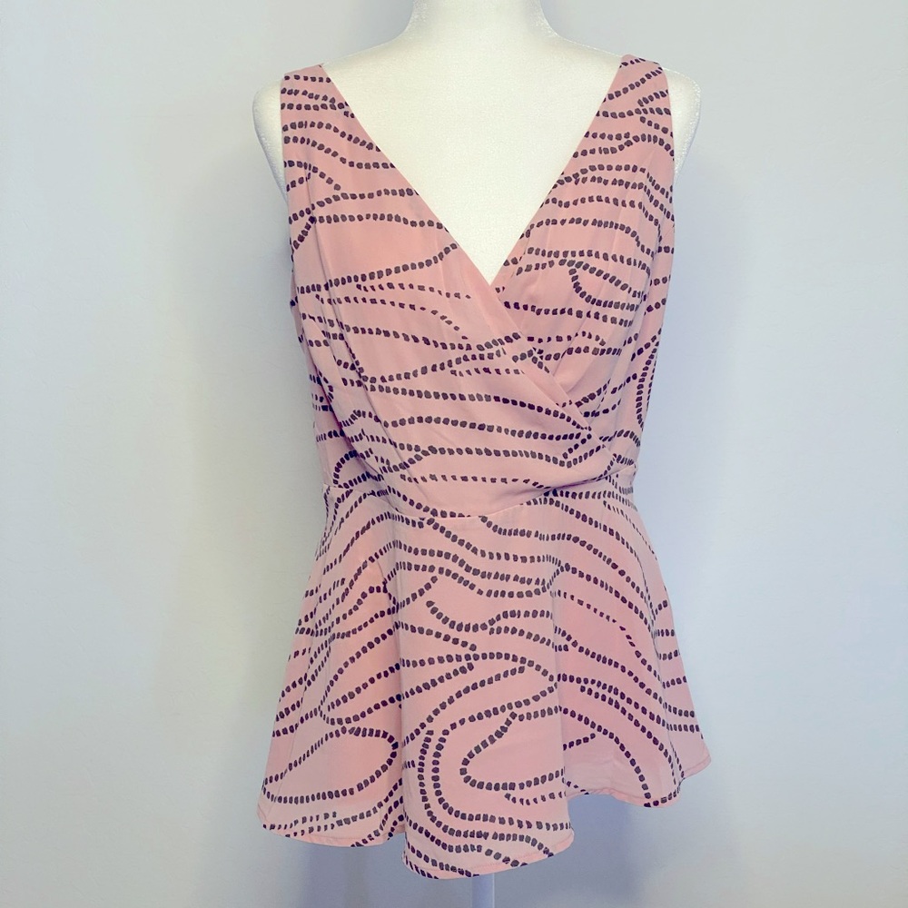 CAbi Size 8 Light Pink cami tank top blouse